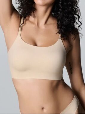 HUUG Daily Racerback Bra Stone Tan Beige Extra Large